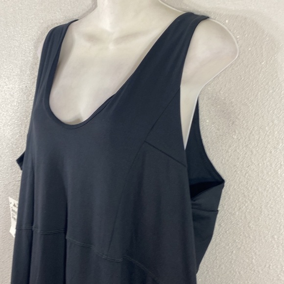 NWT Zella Black Wide Leg Tank Stretch Soft Jumpsuit 3X O1 - Picture 7 of 12